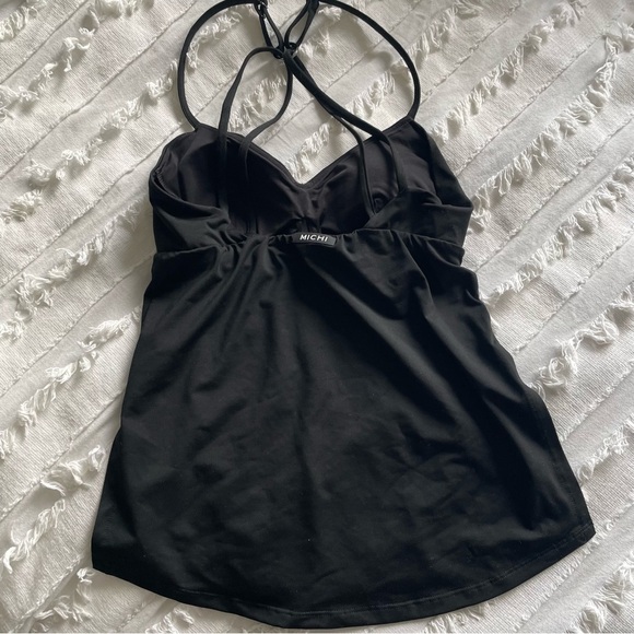 $128 Michi Medusa Black Tank Top in Black Small - Picture 6 of 6